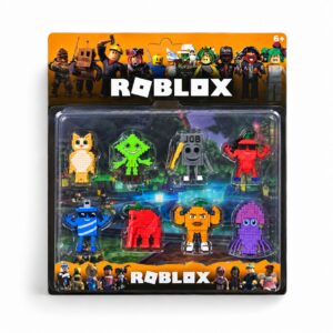 Комплект блокови фигурки, 8 различни героя, колекционерски комплект за игра, 6+ години