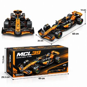 Конструктор състезателен болид MCL-39 Racing Car, 2055 части, 68 см