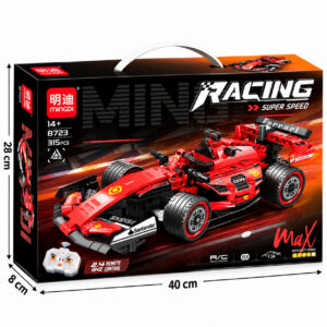 Кола с дистанционно управление, 1:24, състезателен болид F1, червен, модел 8723